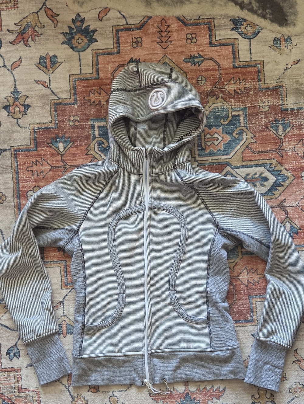 Lululemon Scuba Hoodie Full Zip Grey | Size | Super Thick | Fitted